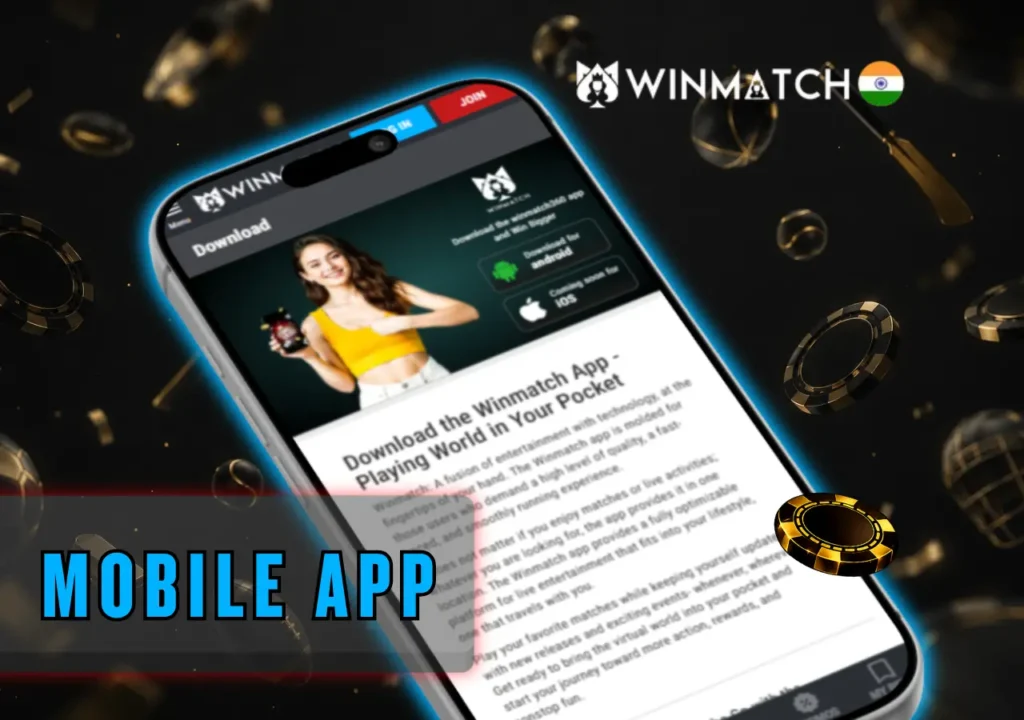 Winmatch India casino mobile app